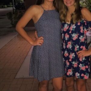 spaghetti strap floral sundress